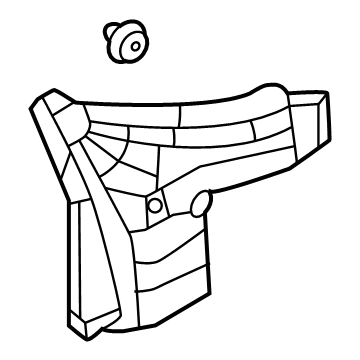 Mitsubishi 5817A405 Bracket, Driver Side