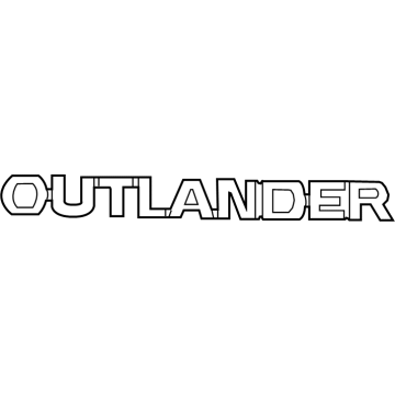 Mitsubishi Outlander Emblem - 7415A744