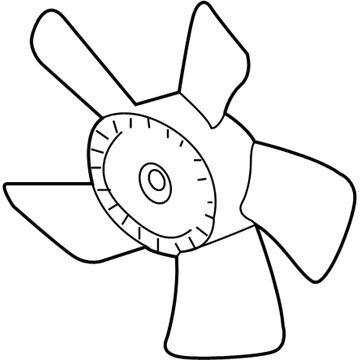 Mitsubishi Engine Cooling Fan - 1355A132