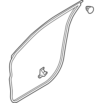 Mitsubishi Mirage Weather Strip - 5725A212
