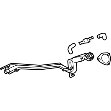 Mitsubishi Fuel Filler Neck - MN120746