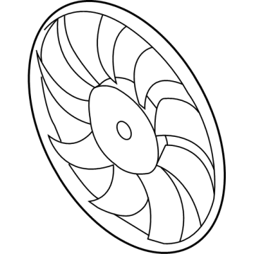 Mitsubishi Engine Cooling Fan - 1355A607