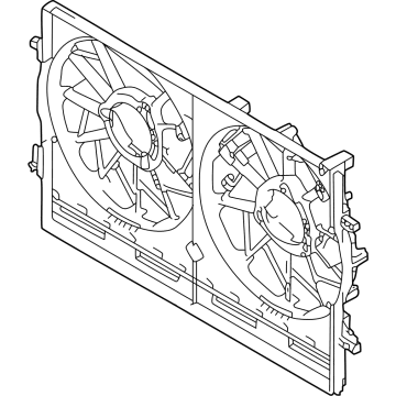 Mitsubishi 1355A605 Fan Shroud