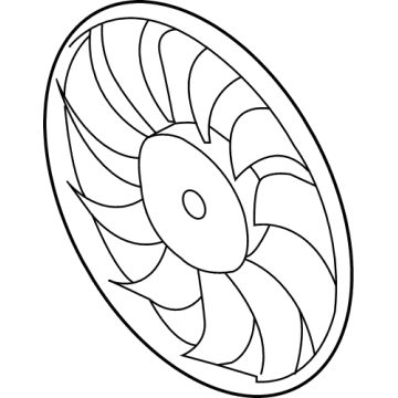 Mitsubishi Engine Cooling Fan - 1355A606