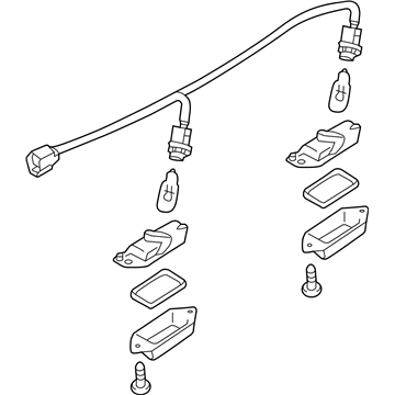Mitsubishi License Plate Lights - 8341A148