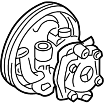 Mitsubishi Power Steering Pump - 4450A097
