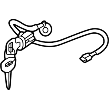 Mitsubishi Door Lock Cylinder - MR555355