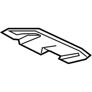 Mitsubishi MN154381 Under Cover, Driver Side