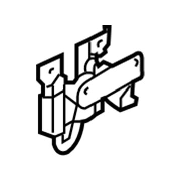 Mitsubishi 5253F041 Tie Down Hook, Driver Side