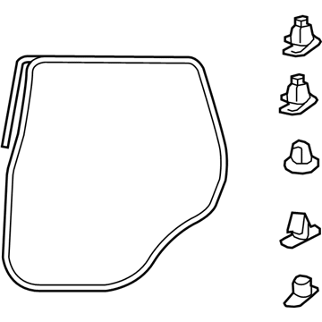 Mitsubishi Outlander Door Seal - 5755A024