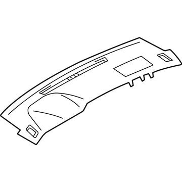 Mitsubishi MR633549 Upper Pad Dark Gray