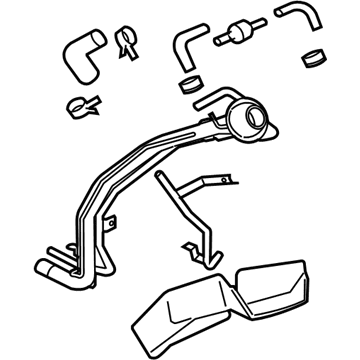 Mitsubishi Fuel Filler Neck - 1710A421