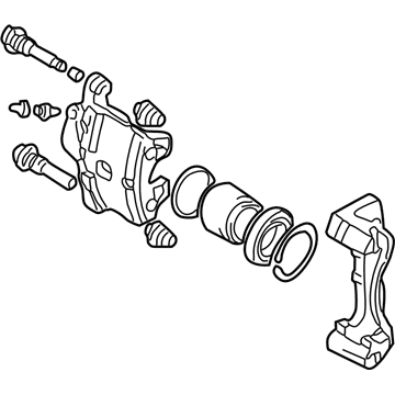 Mitsubishi Brake Caliper - MR955063