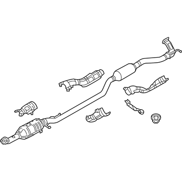 Mitsubishi Outlander Sport Exhaust Pipe - 1570C945