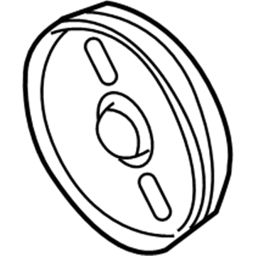 Mitsubishi Power Steering Pump Pulley - MR210309
