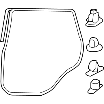 Mitsubishi Outlander Sport Door Seal - 5755A228
