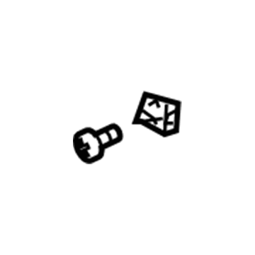 Mitsubishi MR328954 Bumper Cover Clip Black