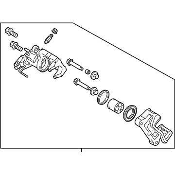 Mitsubishi Eclipse Cross Brake Caliper - 4605B674