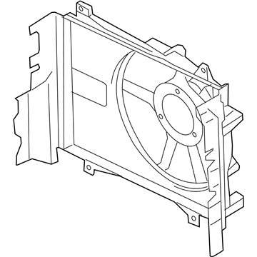 Mitsubishi Fan Shroud - 1355A289