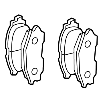 Mitsubishi Outlander PHEV Brake Pads - 4605B804
