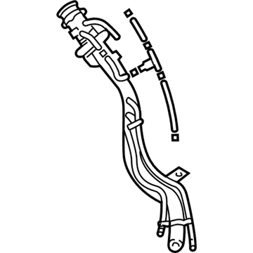 Mitsubishi Fuel Filler Neck - MR573836
