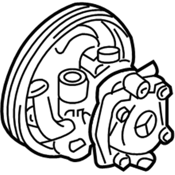 Mitsubishi Power Steering Pump - 4450A149