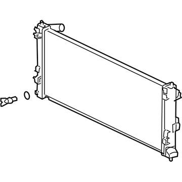 Mitsubishi Radiator - MZ691046
