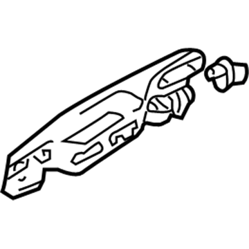 Mitsubishi Lancer Exterior Door Handle - MR970229