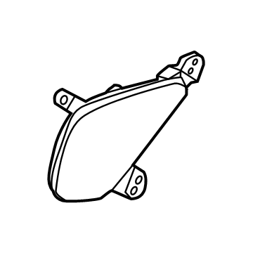 Mitsubishi Bumper Reflector - 8355A138