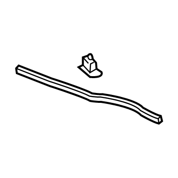Mitsubishi 5902A325 Inner Weatherstrip