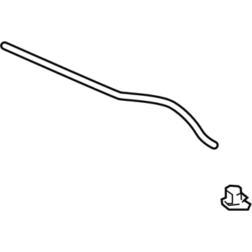 Mitsubishi 5902A078 Front Weatherstrip