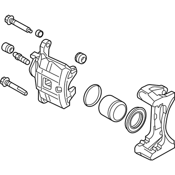 Mitsubishi Lancer Brake Caliper - 4605A861