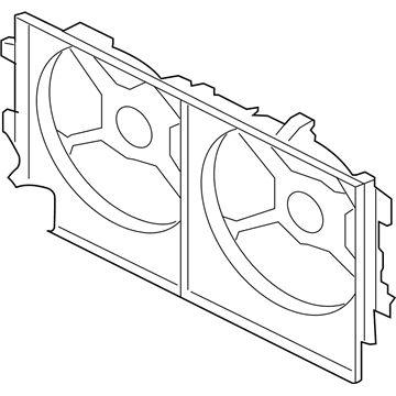 Mitsubishi Fan Shroud - 1355A087