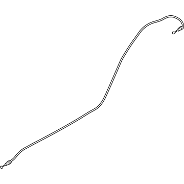 Mitsubishi Fuel Door Release Cable - 5943A217
