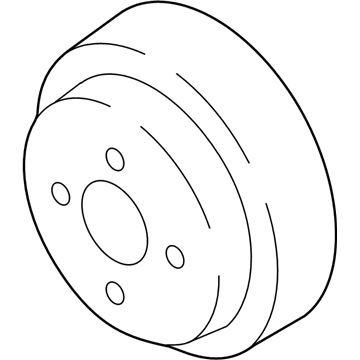 Mitsubishi Water Pump Pulley - 1330A046