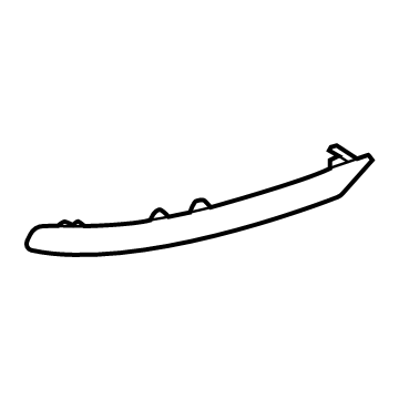 Mitsubishi Bumper Reflector - 8355A118