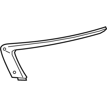 Mitsubishi 6407A421 Upper Trim, Driver Side