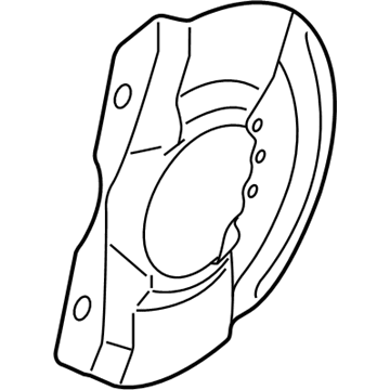 Mitsubishi Mirage G4 Brake Dust Shields - 4617A039
