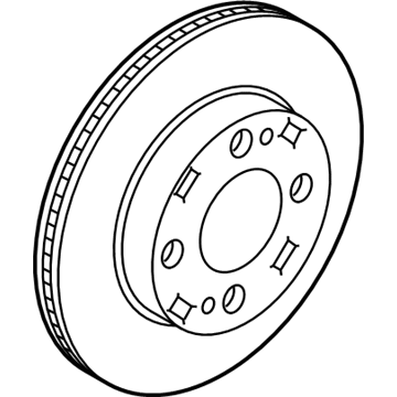 Mitsubishi Mirage G4 Brake Rotor - 4615A129