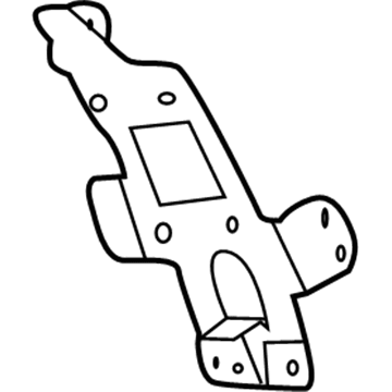 Mitsubishi 8701A641 Radio Bracket, Passenger Side