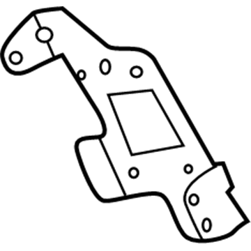 Mitsubishi 8701A640 Radio Bracket, Driver Side