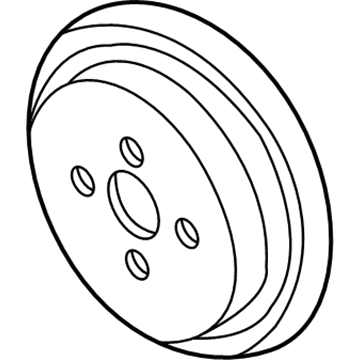 Mitsubishi Water Pump Pulley - MD344703
