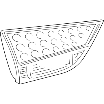Mitsubishi Outlander Tail Light Lens - 8331A041
