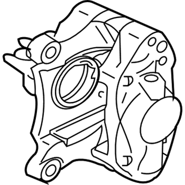 Mitsubishi Lancer Brake Caliper - 4605A576