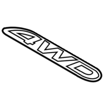 Mitsubishi MN159846 Decal