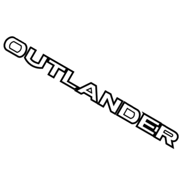 Mitsubishi Outlander Emblem - 7415A196