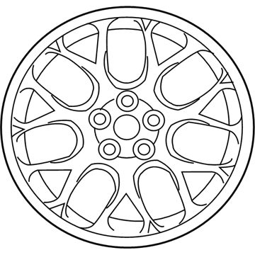 Mitsubishi Lancer Alloy Wheels - 4250A734