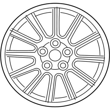 Mitsubishi Lancer Alloy Wheels - 4250A689