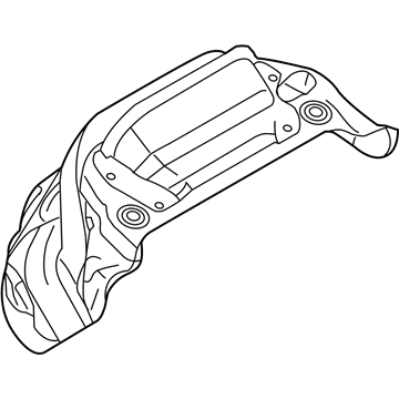Mitsubishi Lancer Exhaust Heat Shield - 1555A518