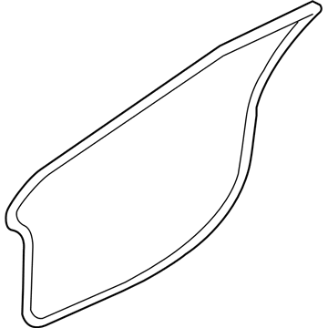 Mitsubishi Lancer Weather Strip - 5725A034